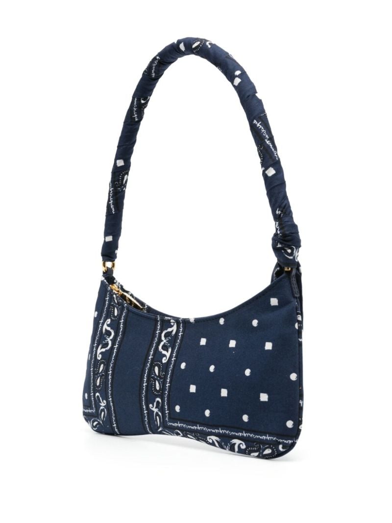 Blue Le Bisou Bandana Print Shoulder Bag