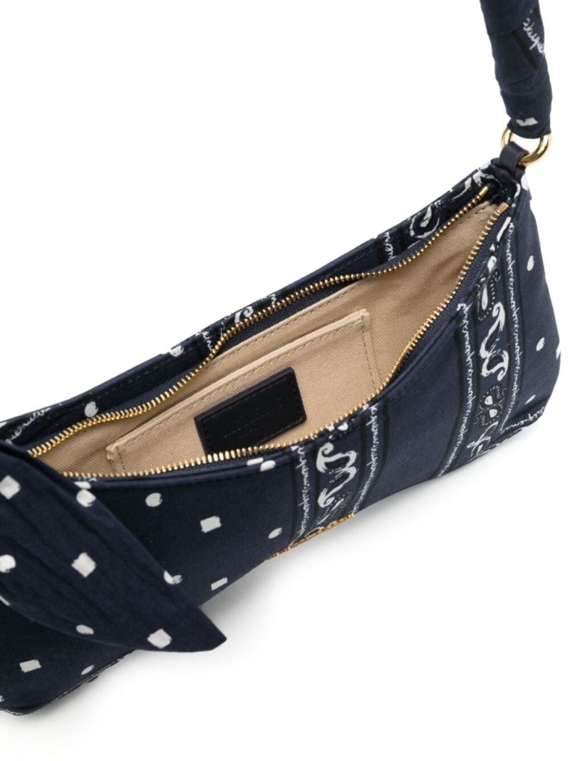 Blue Le Bisou Bandana Print Shoulder Bag