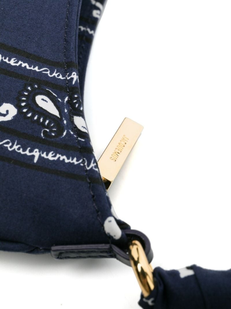 Blue Le Bisou Bandana Print Shoulder Bag