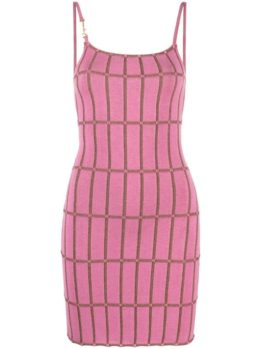 Pink La Robe Maille Malha Dress