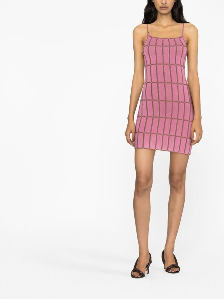 Pink La Robe Maille Malha Dress