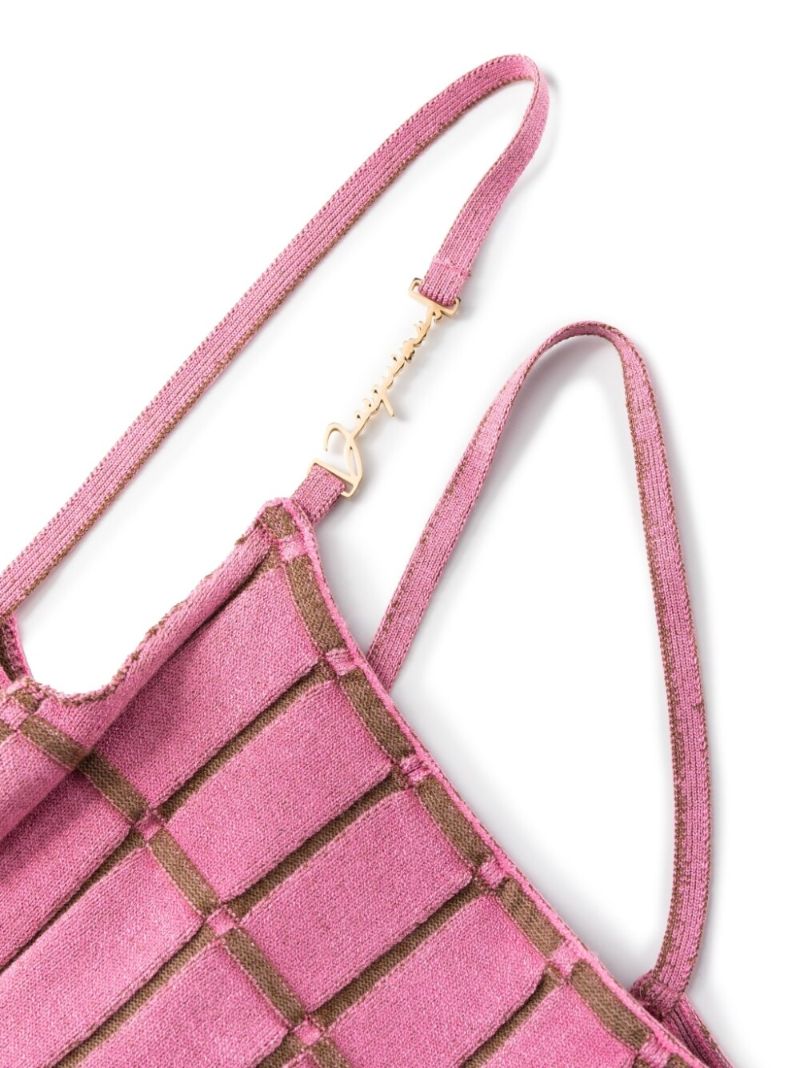 Pink La Robe Maille Malha Dress