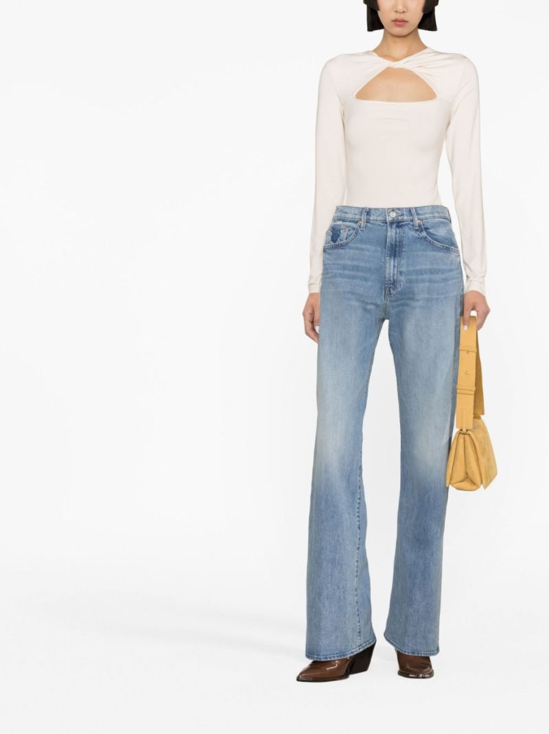 Blue the Lasso Wide-leg Jeans