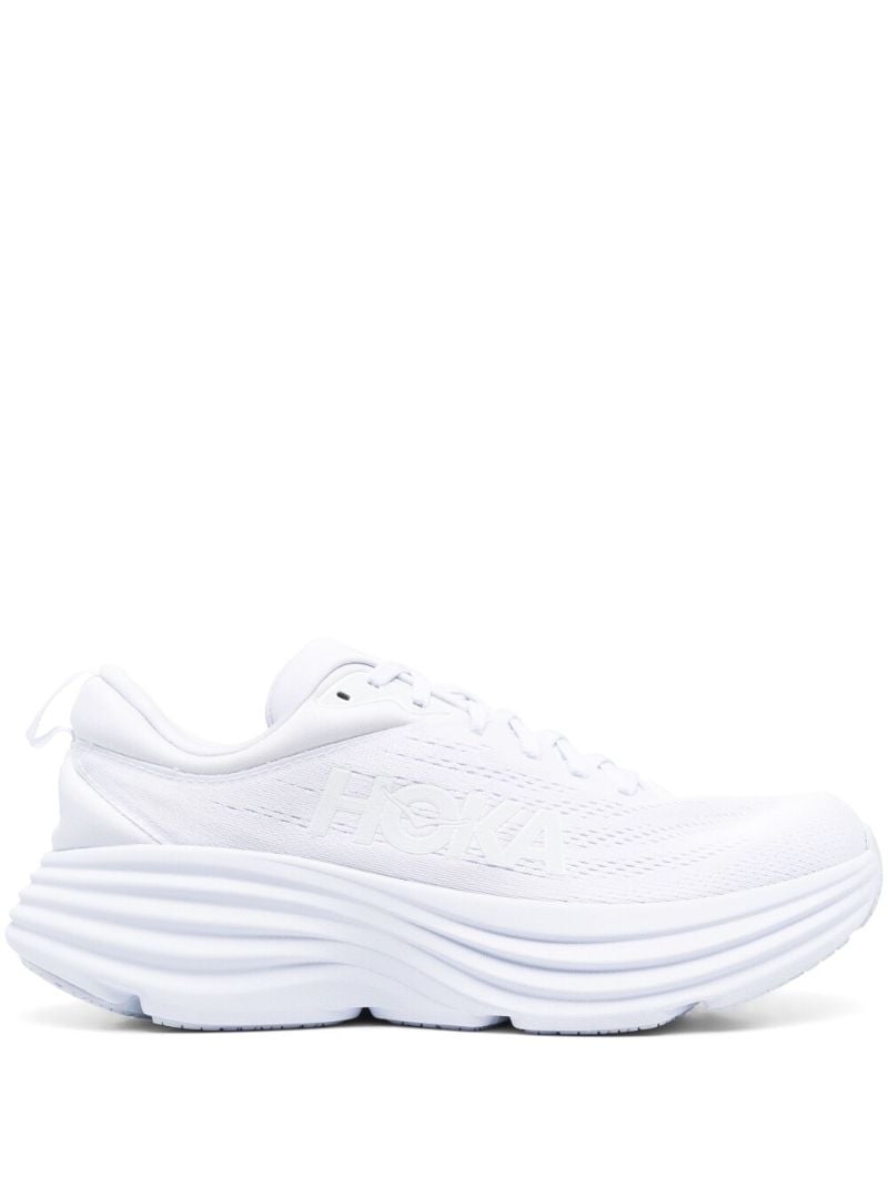 White Bondi 8 Running Sneakers