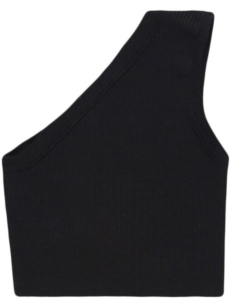 Black La Maille Ascu Cropped Top