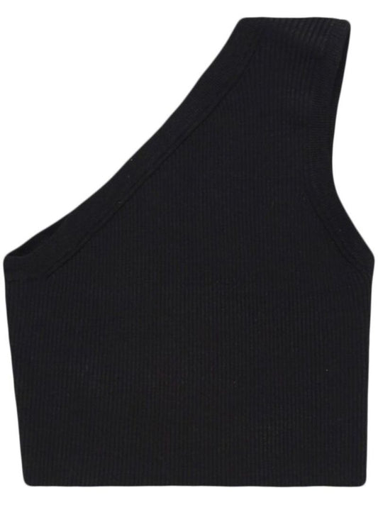 Black La Maille Ascu Cropped Top