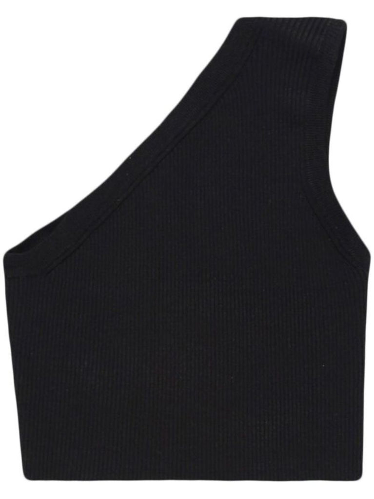 Black La Maille Ascu Cropped Top