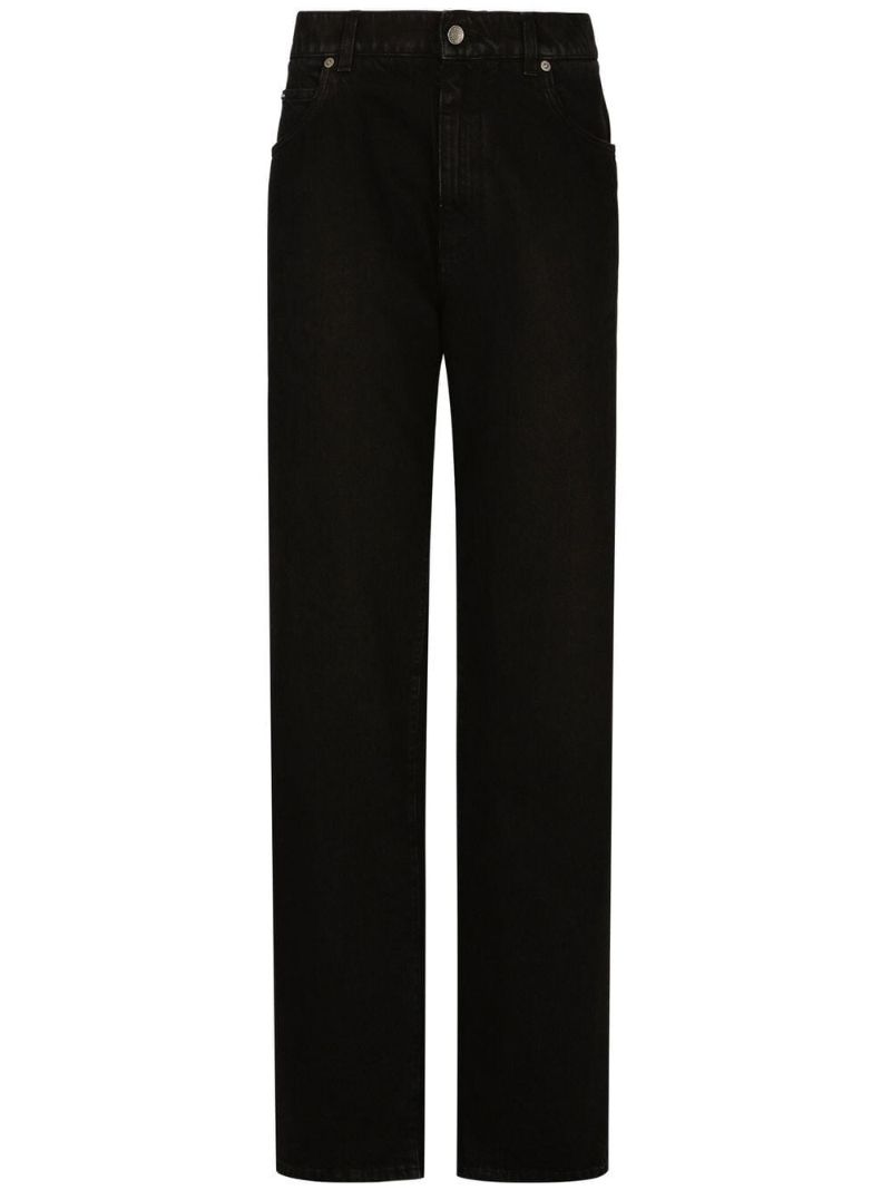Black Kim Wide-leg Jeans