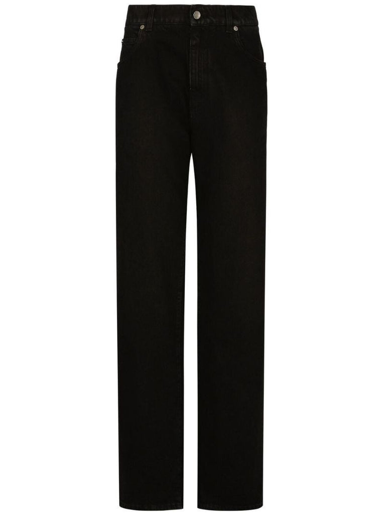 Black Kim Wide-leg Jeans