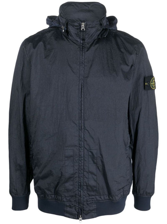 Navy Compass Patch Jacket