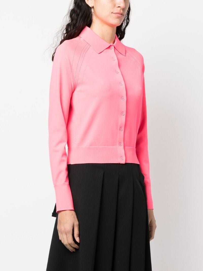 Pink Knit Cardigan