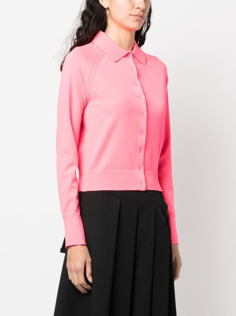 Pink Knit Cardigan