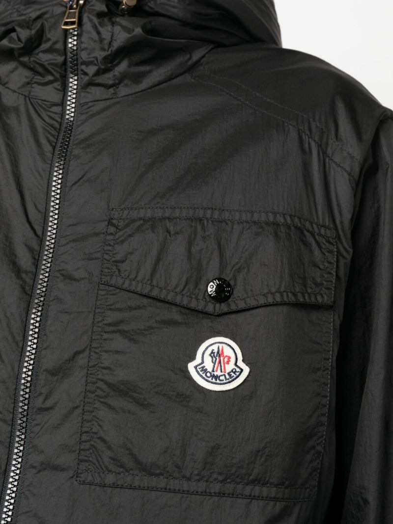 Black Samakar Windbreaker Jacket
