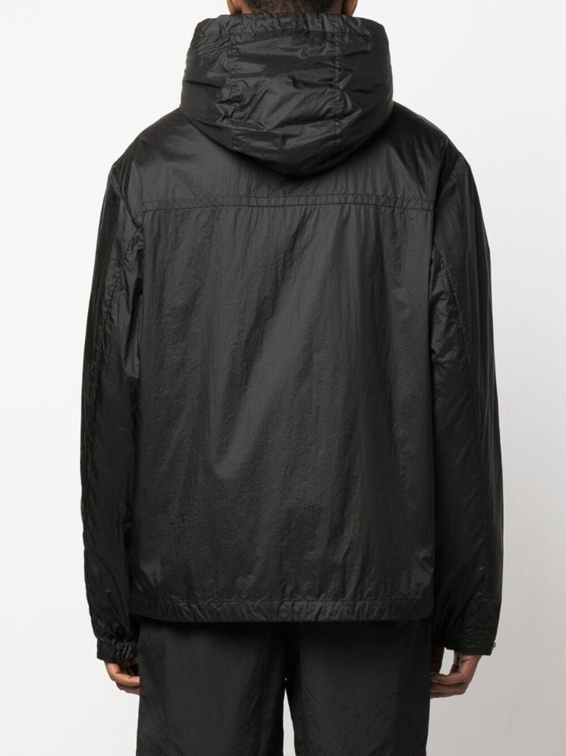 Black Samakar Windbreaker Jacket