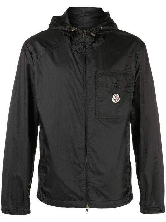 Black Samakar Windbreaker Jacket