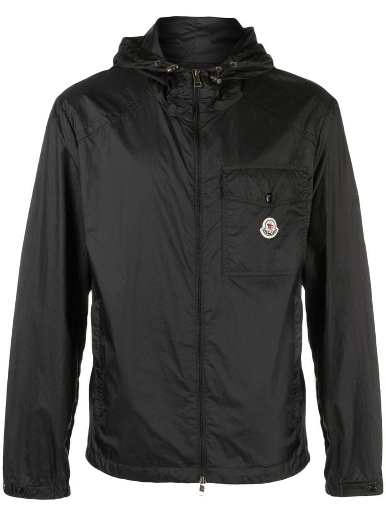 Black Samakar Windbreaker Jacket