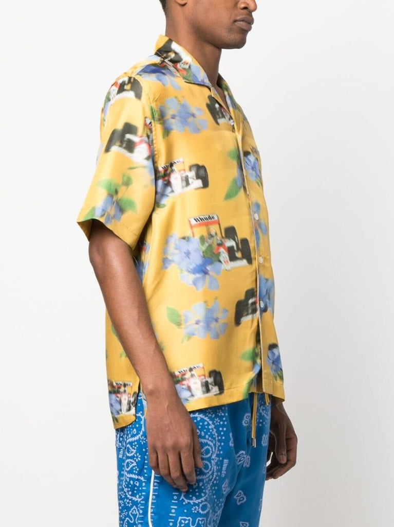 Yellow Loix Silk Shirt