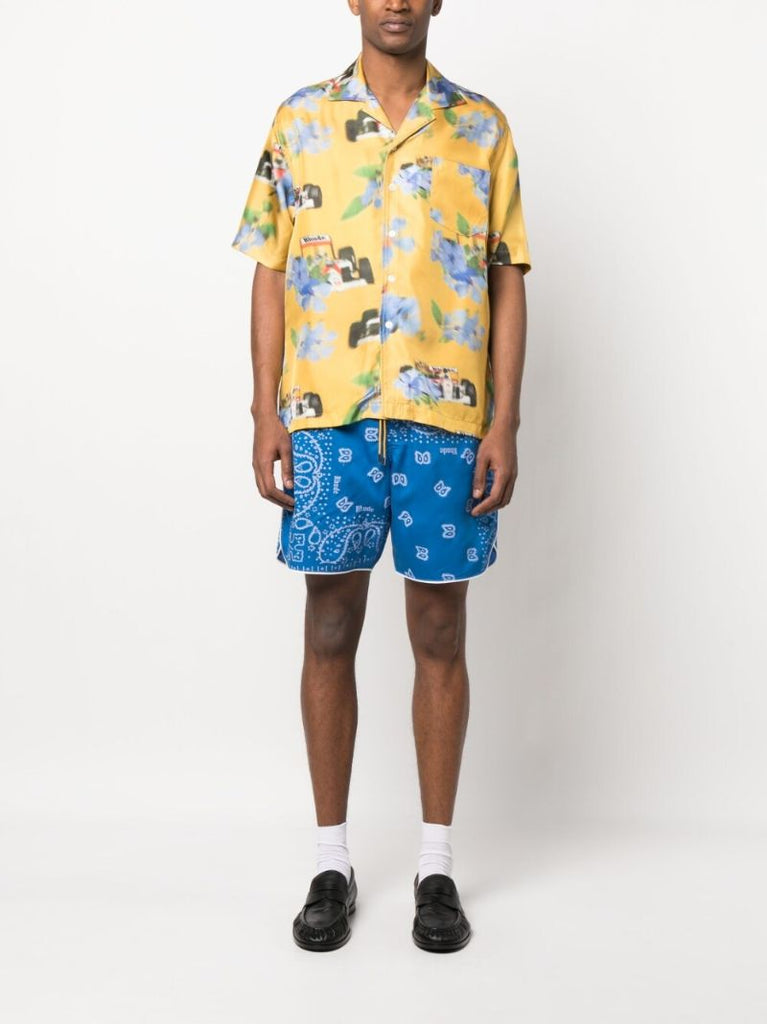 Yellow Loix Silk Shirt