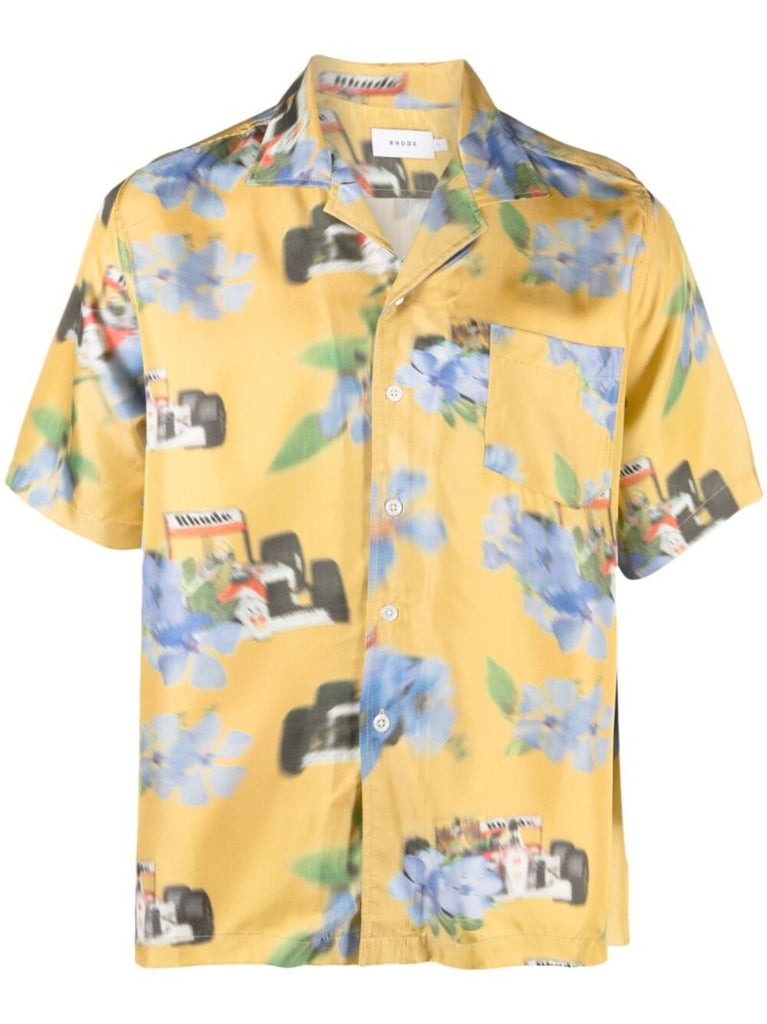 Yellow Loix Silk Shirt