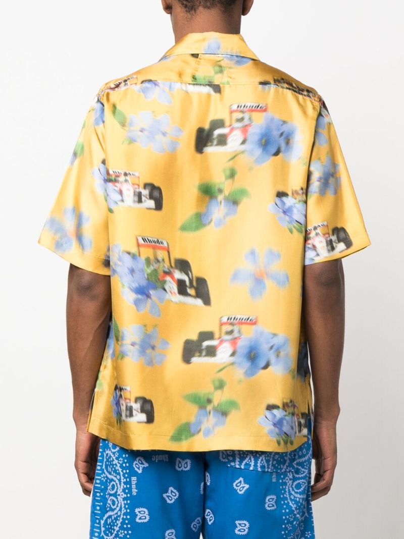 Yellow Loix Silk Shirt