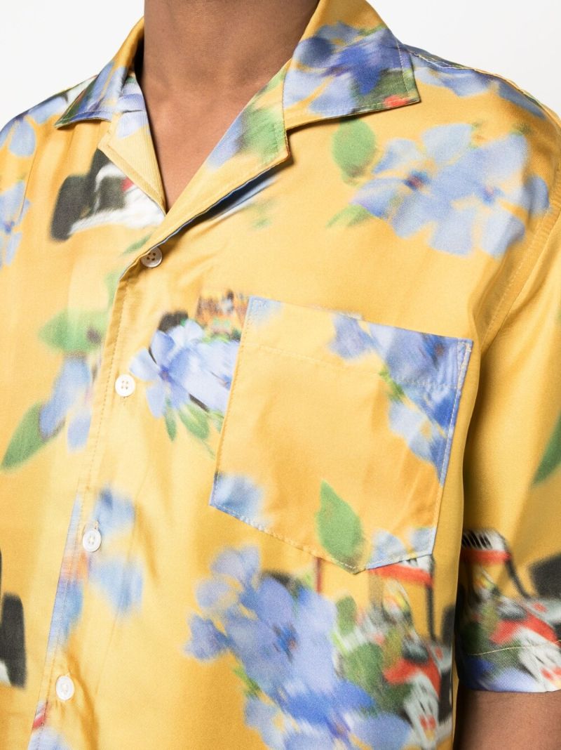Yellow Loix Silk Shirt