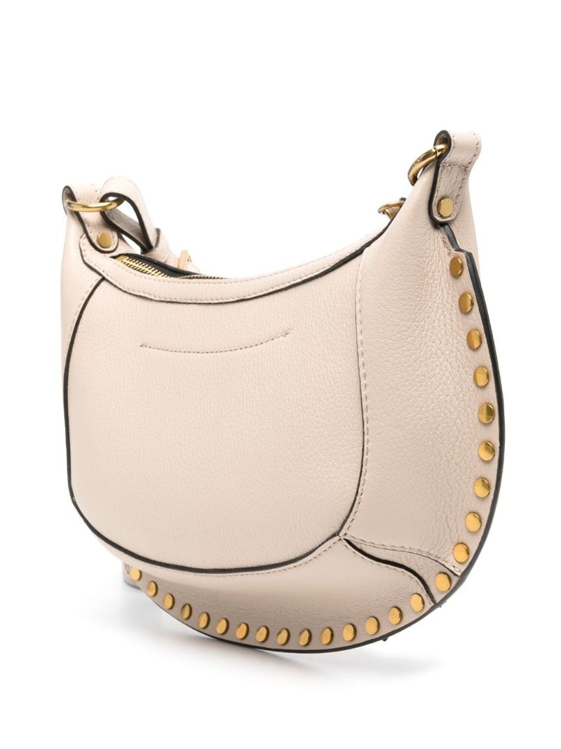 Neutral Oskan Moon Leather Shoulder Bag