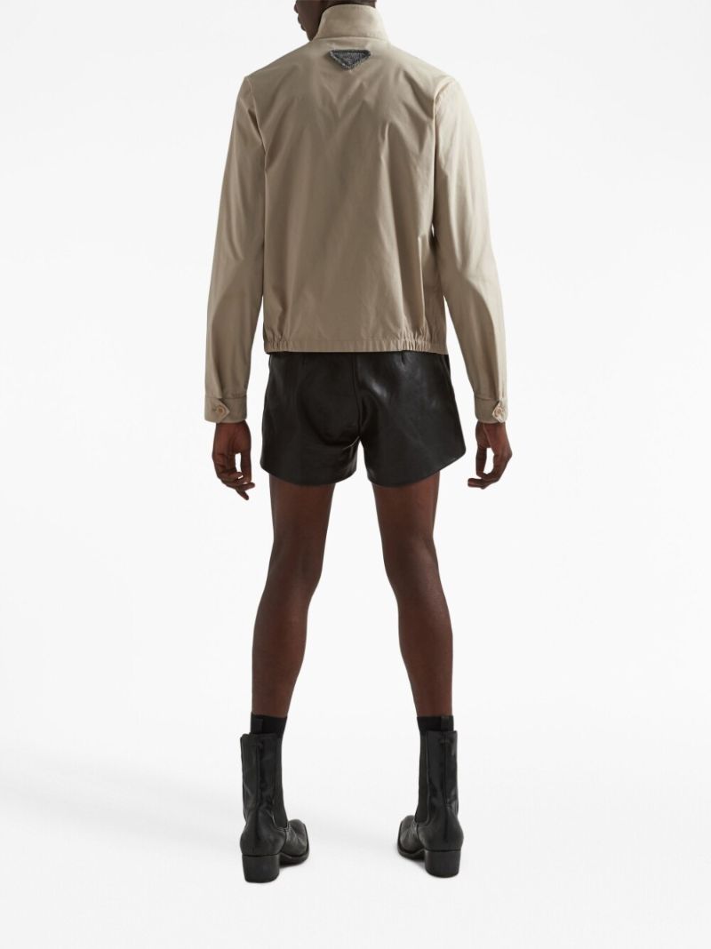 Neutral Triangle Logo Zip-up Jacket