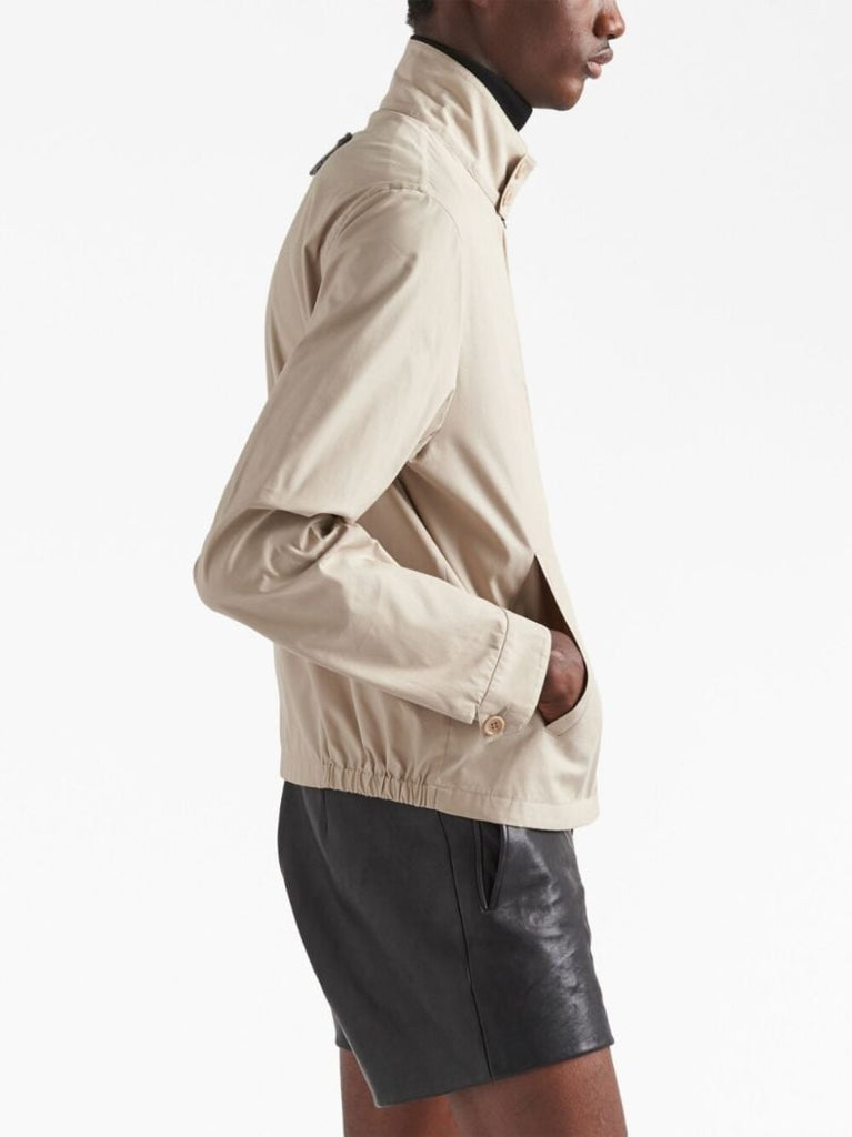 Neutral Triangle Logo Zip-up Jacket