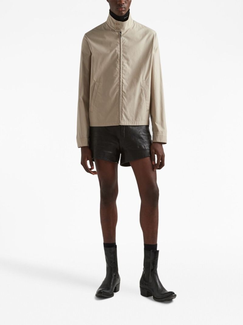 Neutral Triangle Logo Zip-up Jacket