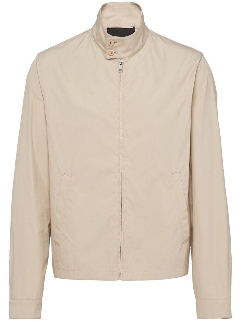 Neutral Triangle Logo Zip-up Jacket