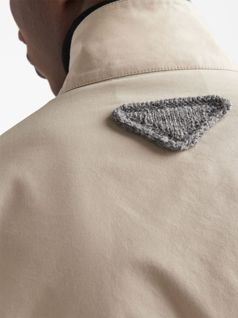 Neutral Triangle Logo Zip-up Jacket