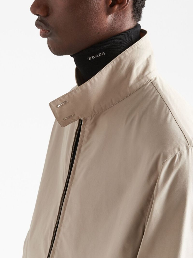 Neutral Triangle Logo Zip-up Jacket