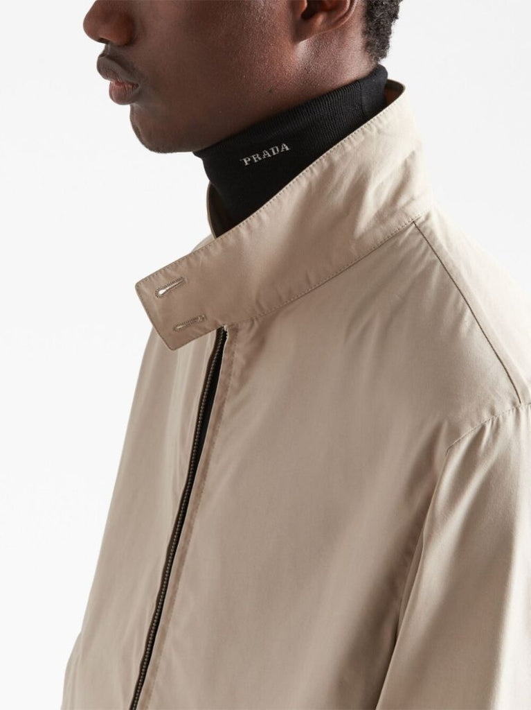 Neutral Triangle Logo Zip-up Jacket