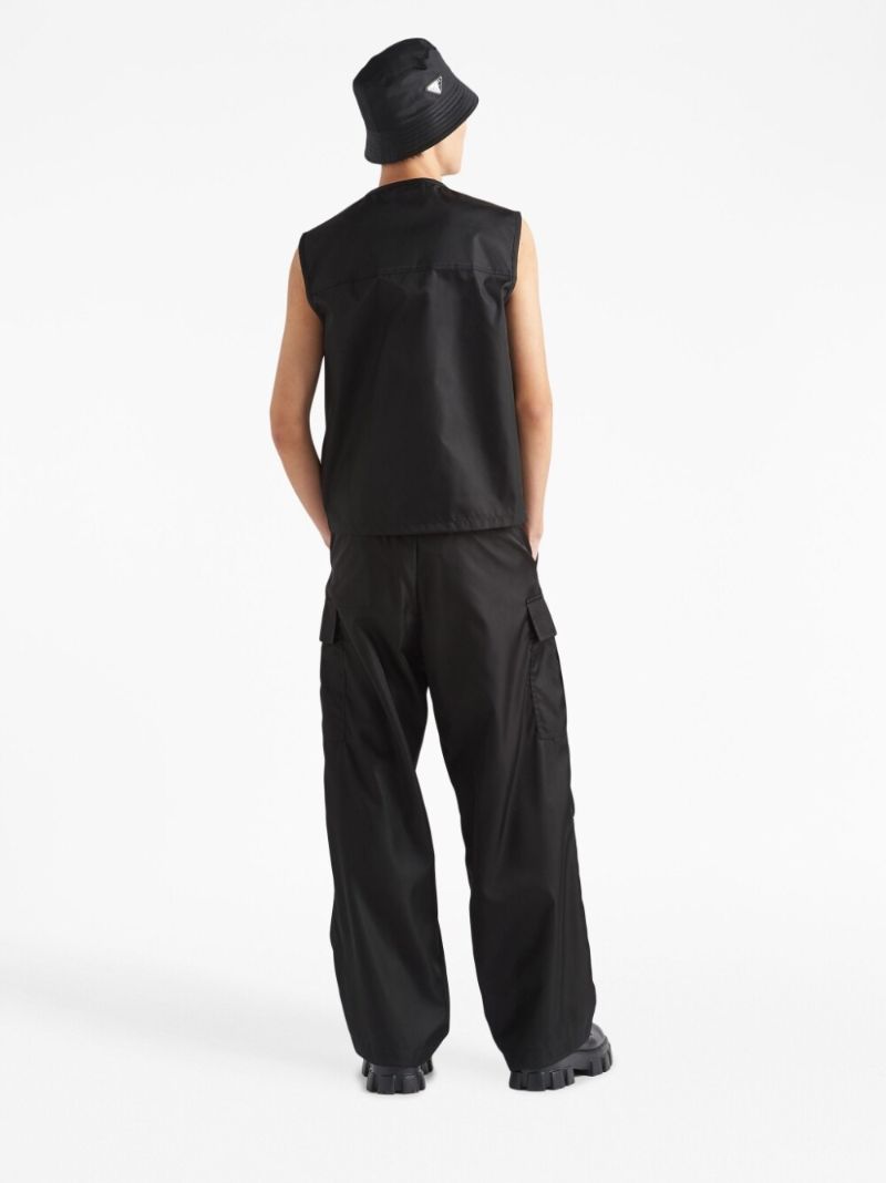 Black Triangle Logo Cargo Gilet
