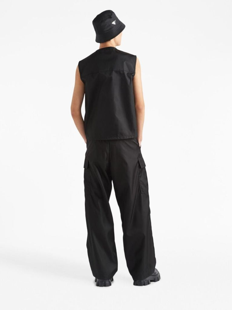 Black Triangle Logo Cargo Gilet
