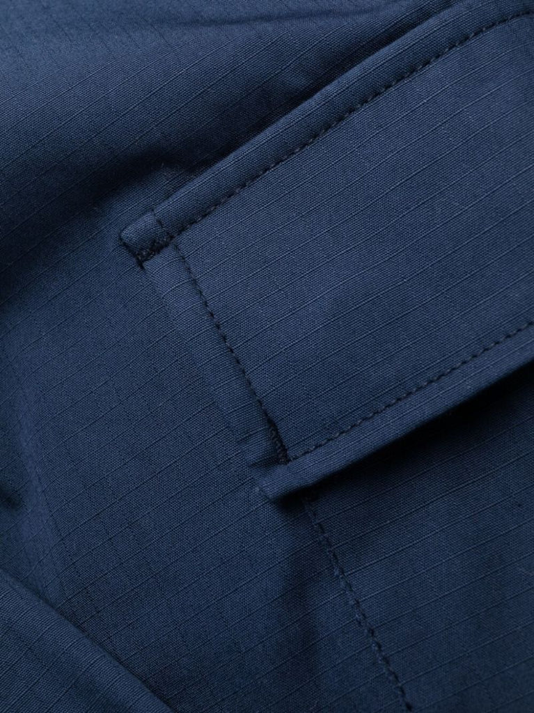 Blue Straight-leg Cargo Trousers