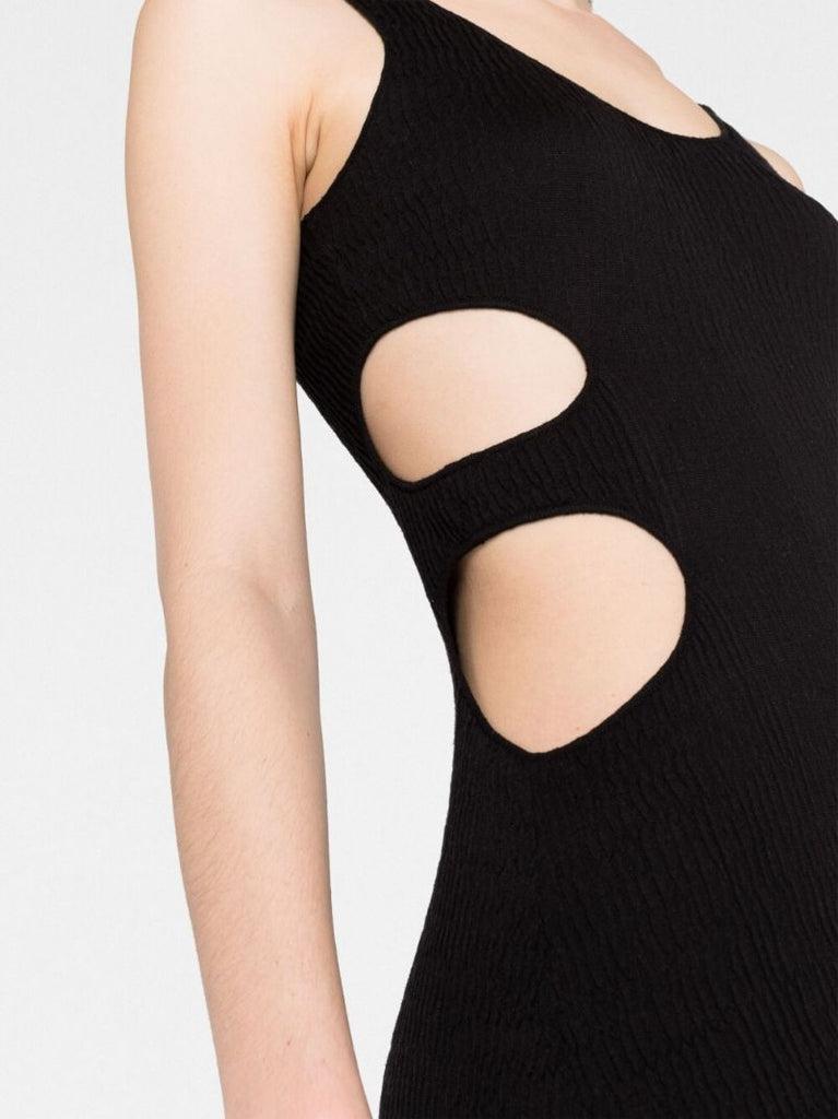 Black Cut-out Maxi Dress