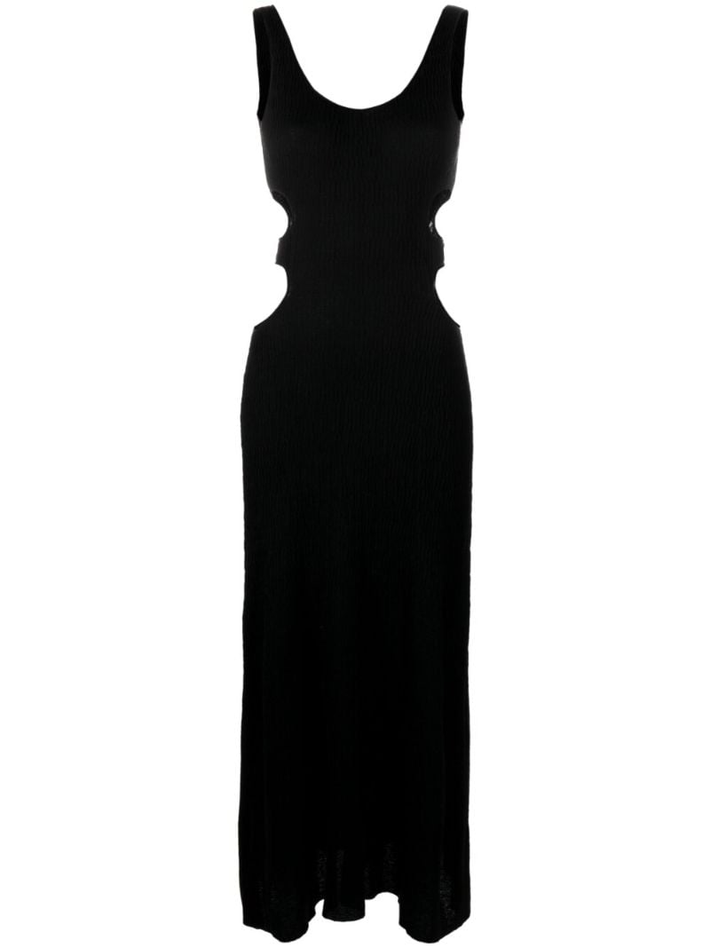 Black Cut-out Maxi Dress
