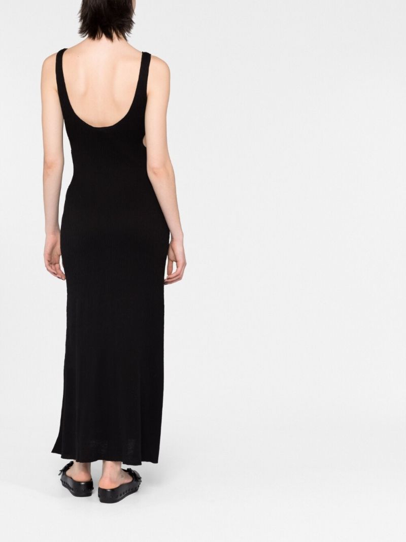 Black Cut-out Maxi Dress