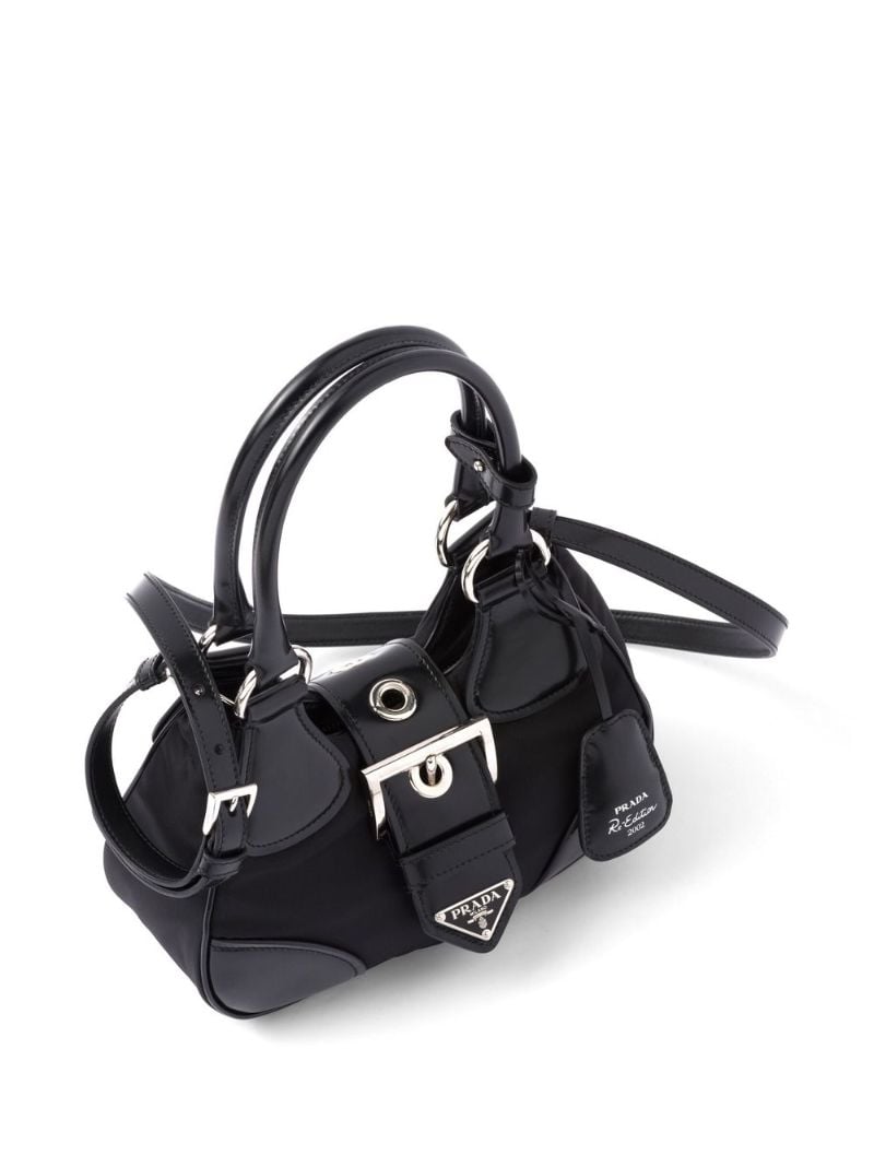 Black Moon Re-nylon Top Handle Bag