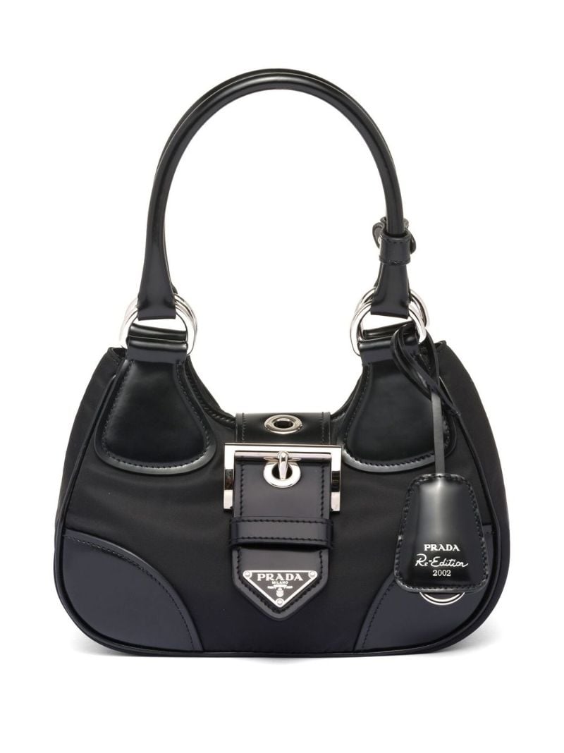 Black Moon Re-nylon Top Handle Bag