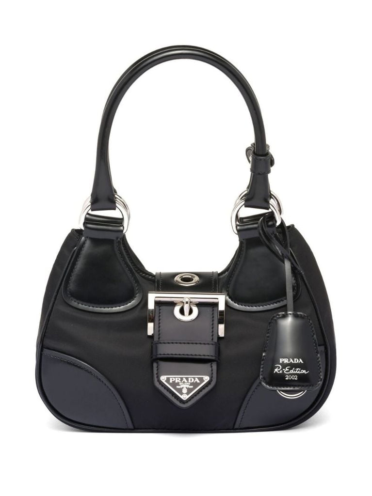 Black Moon Re-nylon Top Handle Bag