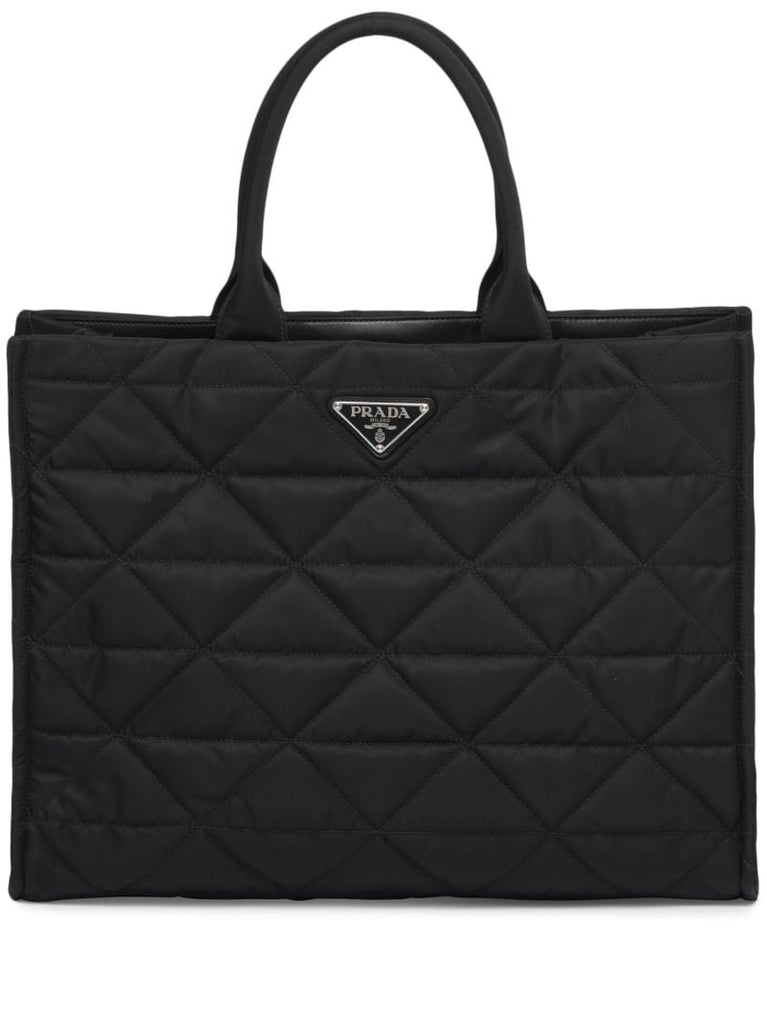 Black Re-nylon Tote Bag