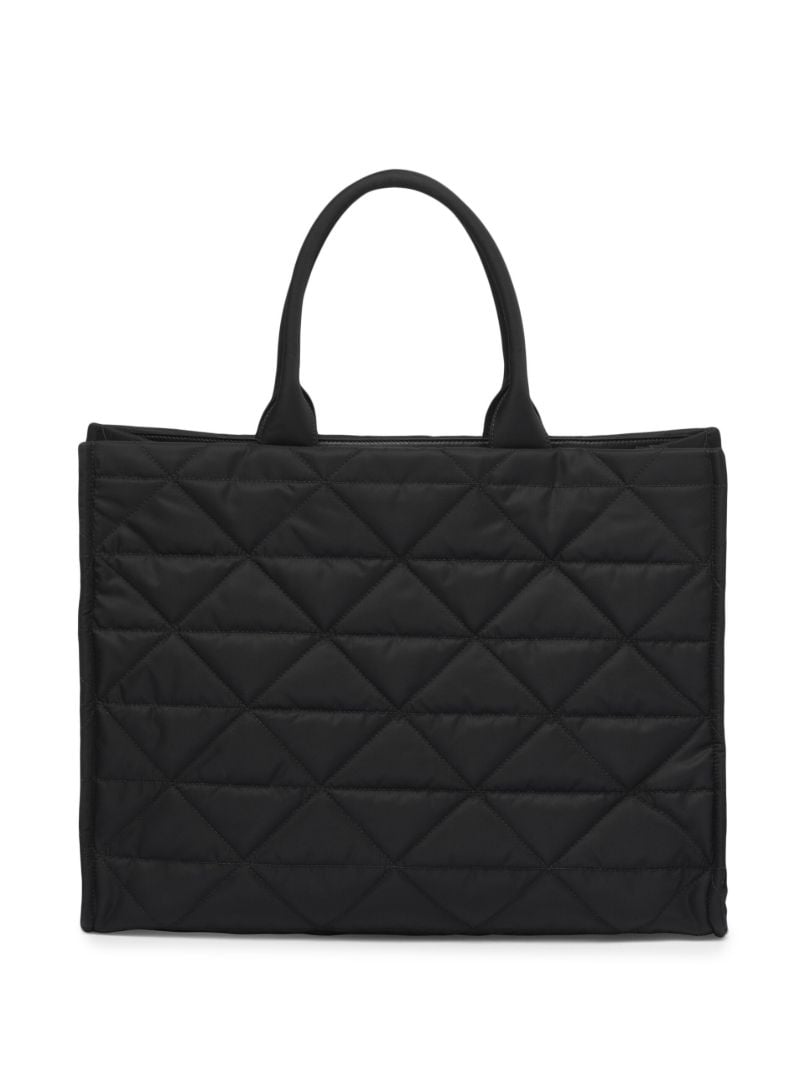 Black Re-nylon Tote Bag