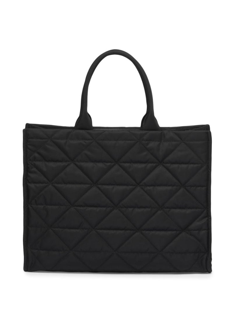 Black Re-nylon Tote Bag