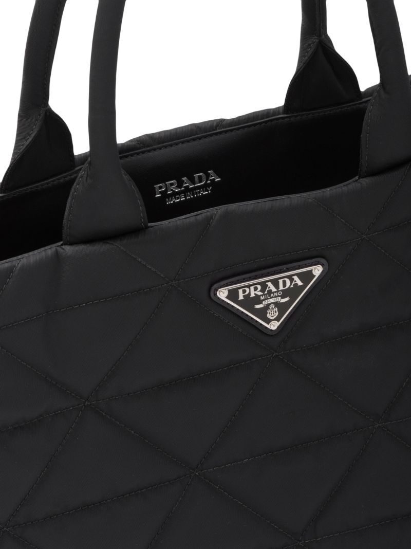 Black Re-nylon Tote Bag