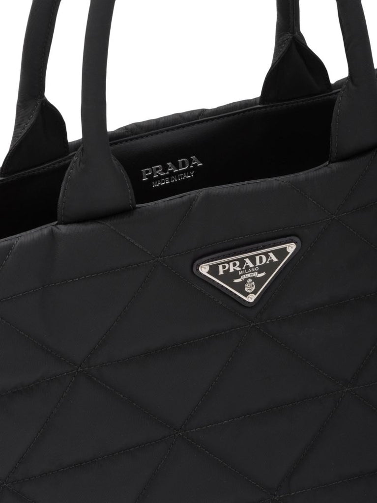 Black Re-nylon Tote Bag