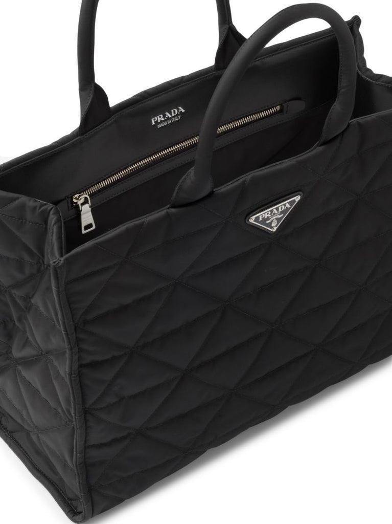 Black Re-nylon Tote Bag