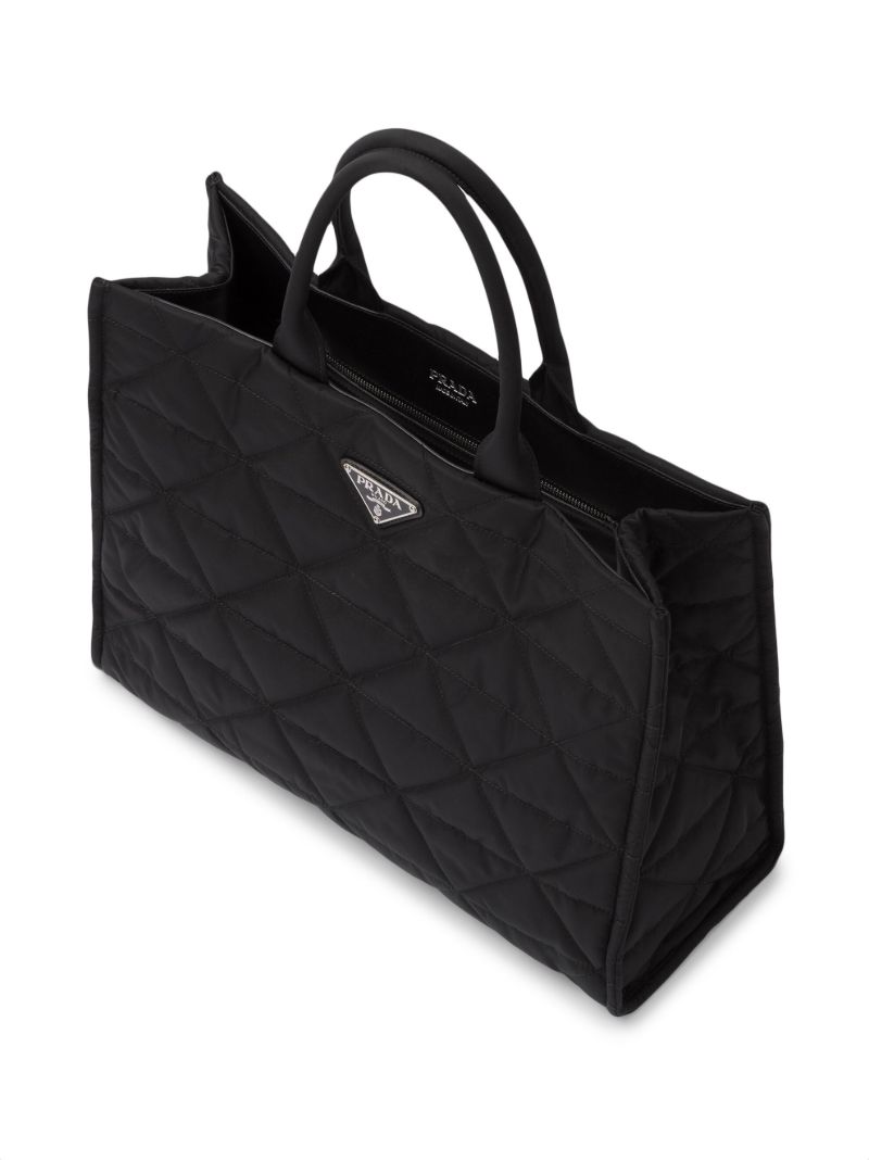 Black Re-nylon Tote Bag