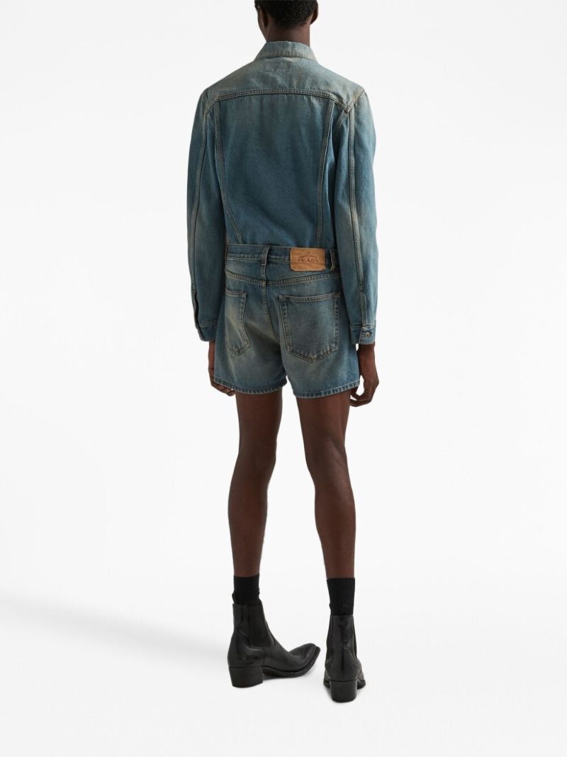 Blue Stonewashed Denim Jacket